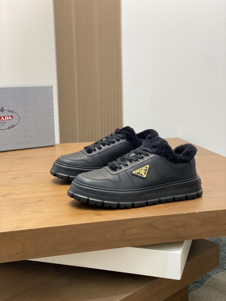Prada Fur Sneaker