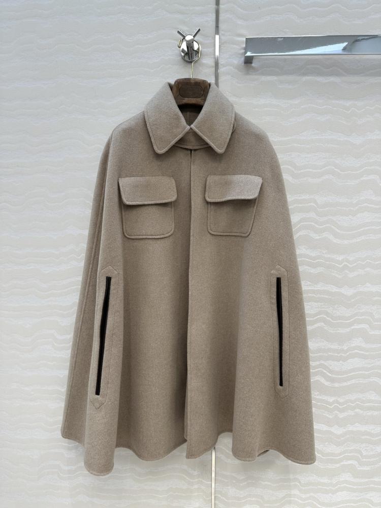 Loro Piana Wool and Cashmere Cape Coat