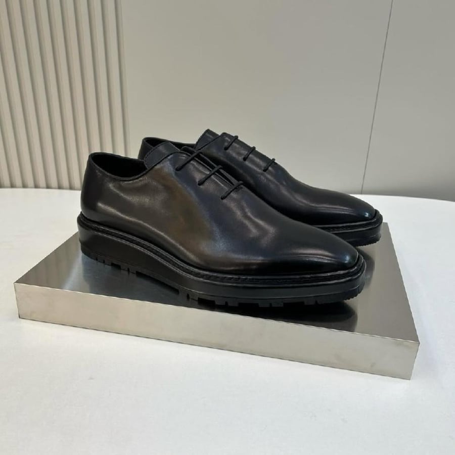Prada Black Leather Shoes