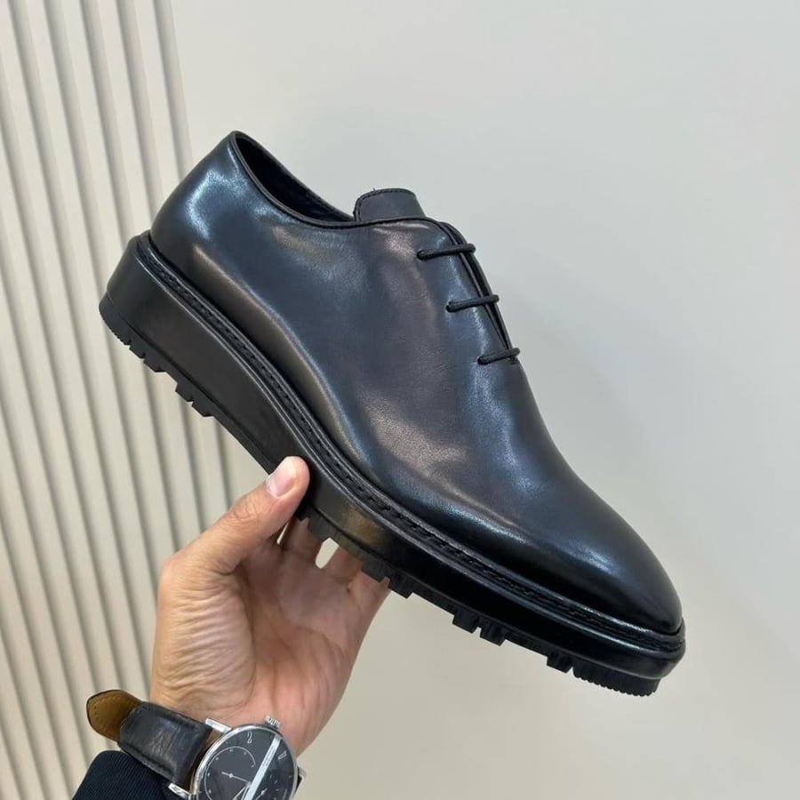 Prada Black Leather Shoes