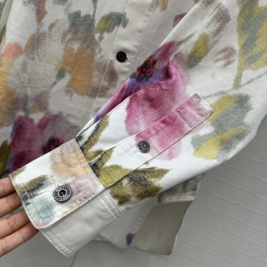 Loewe Watercolor Floral Overshirt