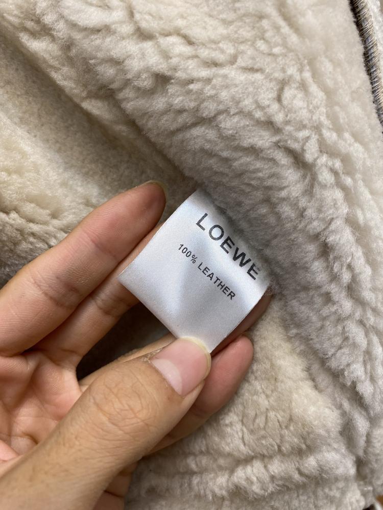 Loewe leather coat