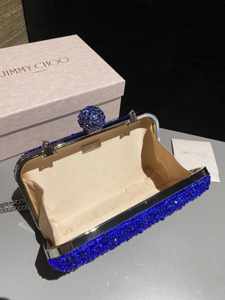 Jimmy Choo Cloud Crystal Clutch / حقيبة يد جيمي تشو كلاود كريستال
