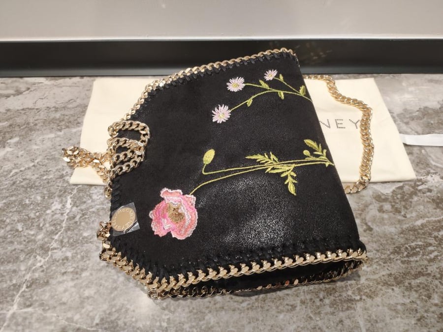 Stella McCartney Falabella Embroidered Mini Tote