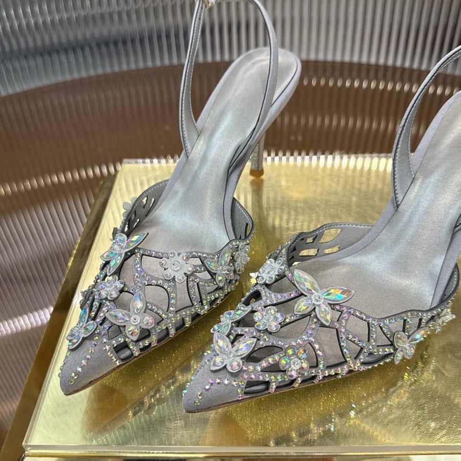 René Caovilla Cinderella 80 slingback