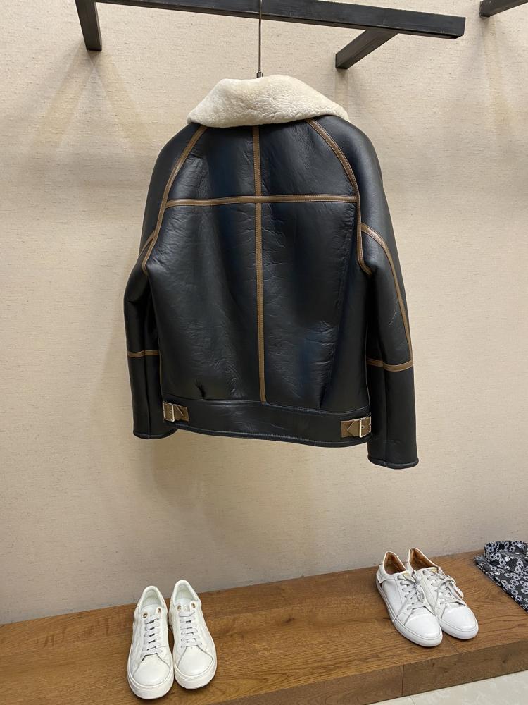Loewe leather coat