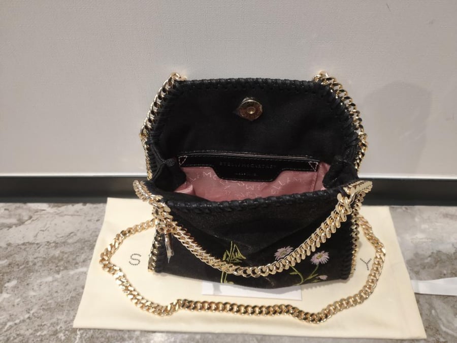 Stella McCartney Falabella Embroidered Mini Tote