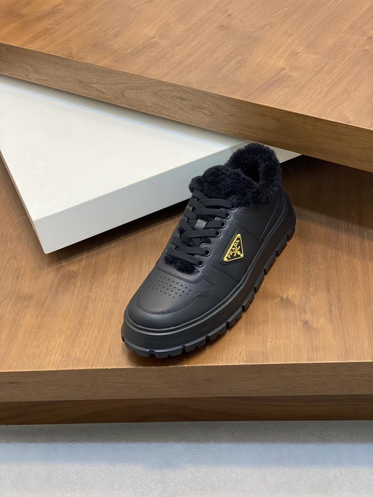 Prada Fur Sneaker