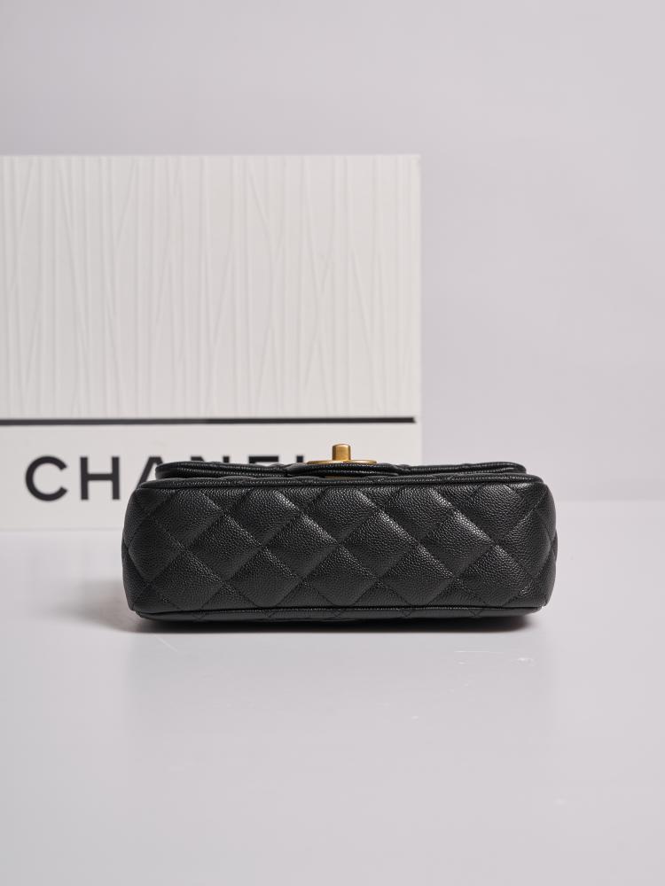 Chanel Handle Bag – Black Caviar