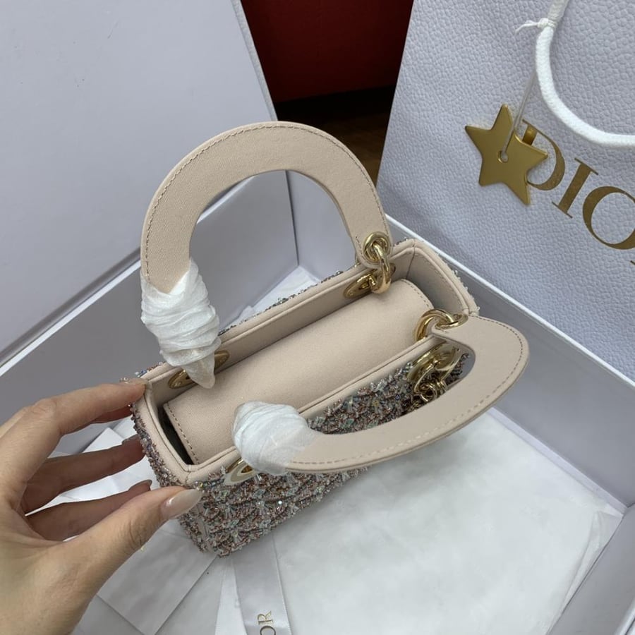 Dior Lady Dior Embellished Bag
