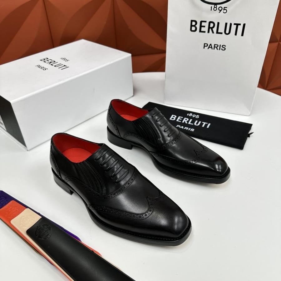 Berluti Brogue Leather Shoes