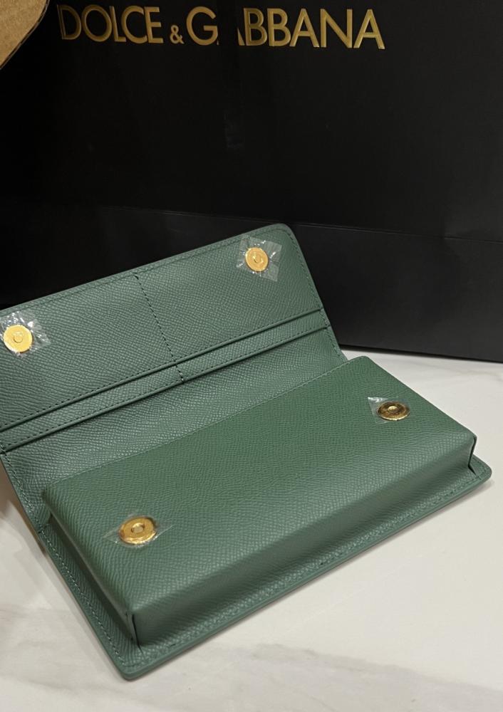 D&G Mini Wallet on Chain in Leather