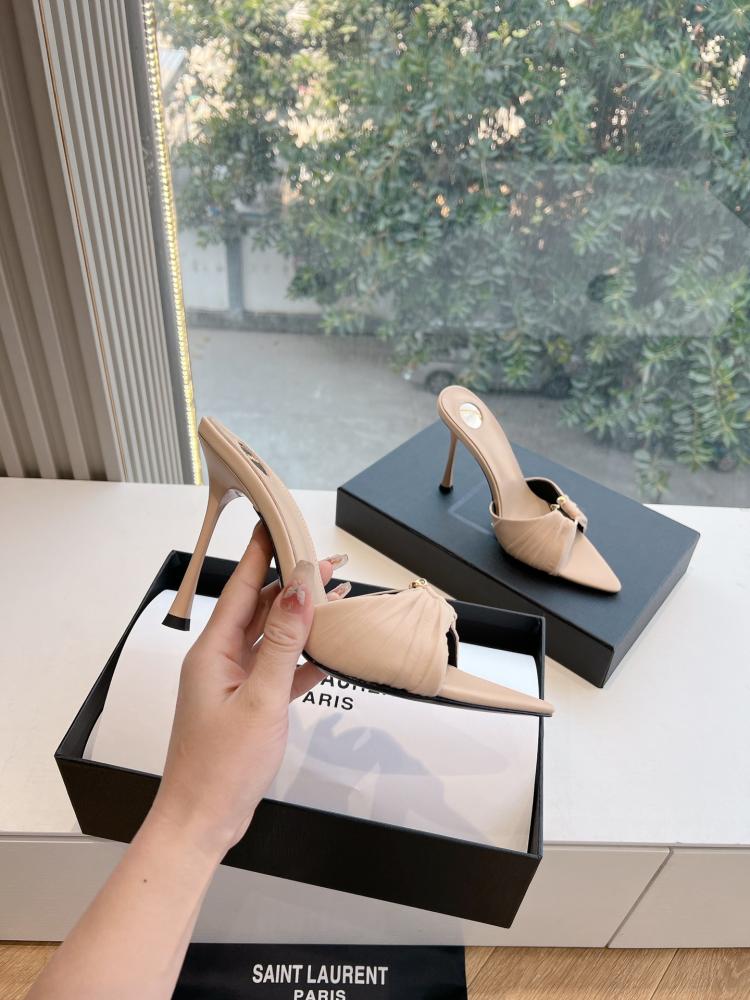 YSL Clou Mule Sandal