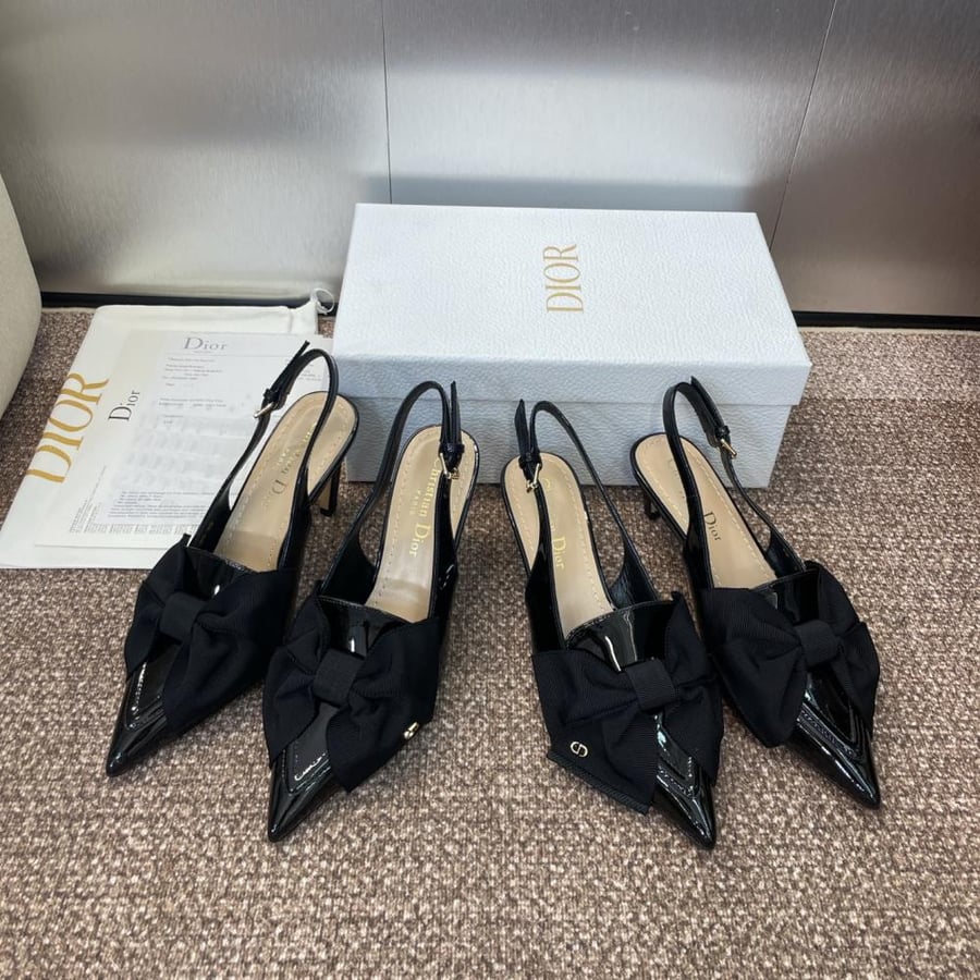 Christian Dior Diorissimo slingback / حذاء كريستيان ديور ديوريسيمو
