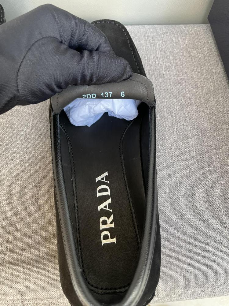 Prada Suede Loafers