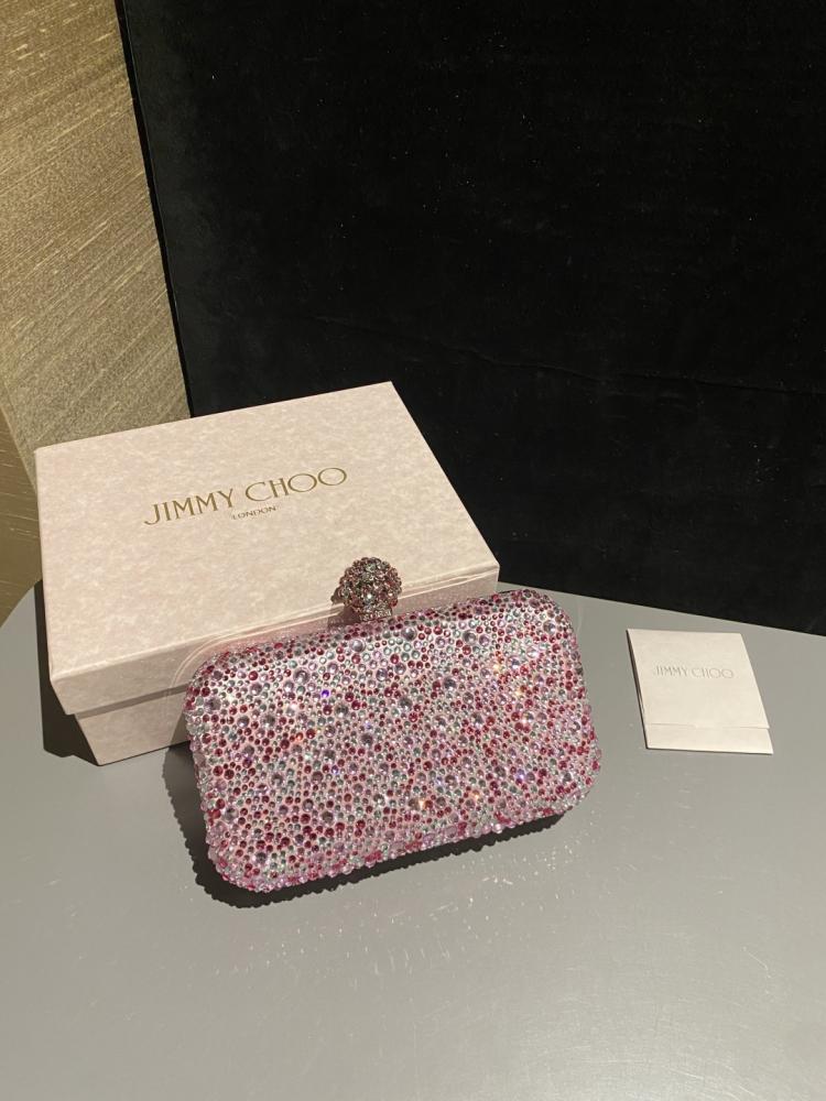 Jimmy Choo Cloud Crystal Clutch / حقيبة يد جيمي تشو كلاود كريستال