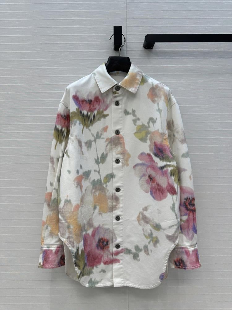 Loewe Watercolor Floral Overshirt