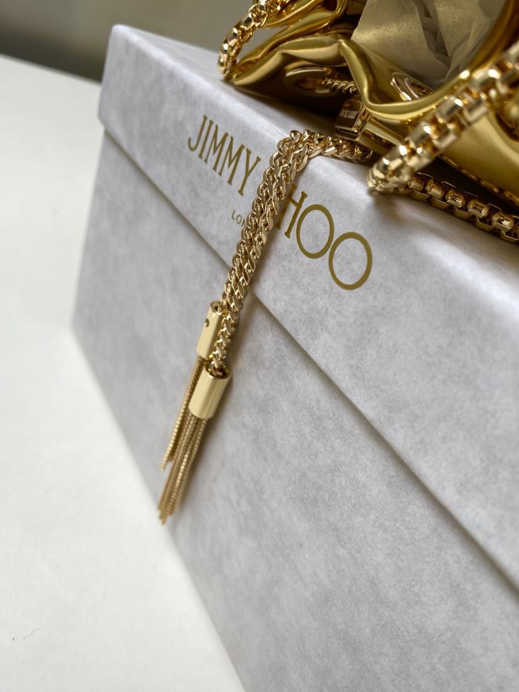 Jimmy Choo Bon Bon Patent Leather Bucket Bag