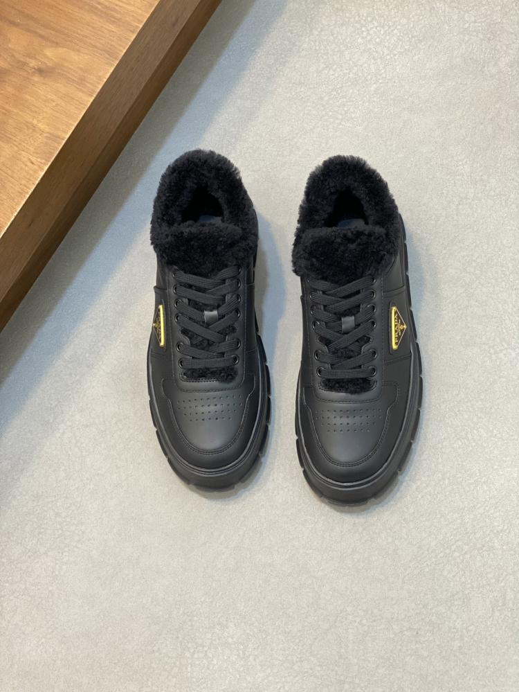 Prada Fur Sneaker