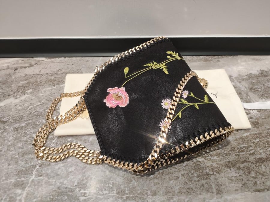 Stella McCartney Falabella Embroidered Mini Tote