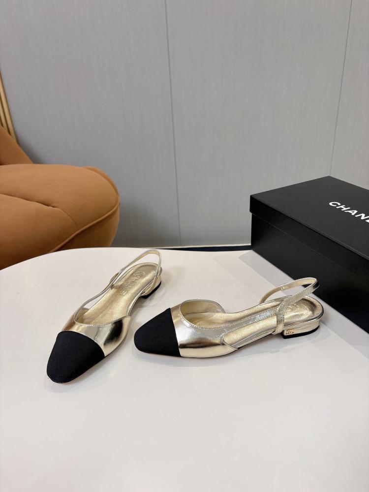 Chanel Slingback Flats