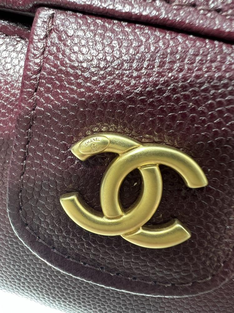 Chanel Preppy Coco Long Vanity Bag Caviar Leather / حقيبة شانيل بريبي كوكو جلد الكافيار