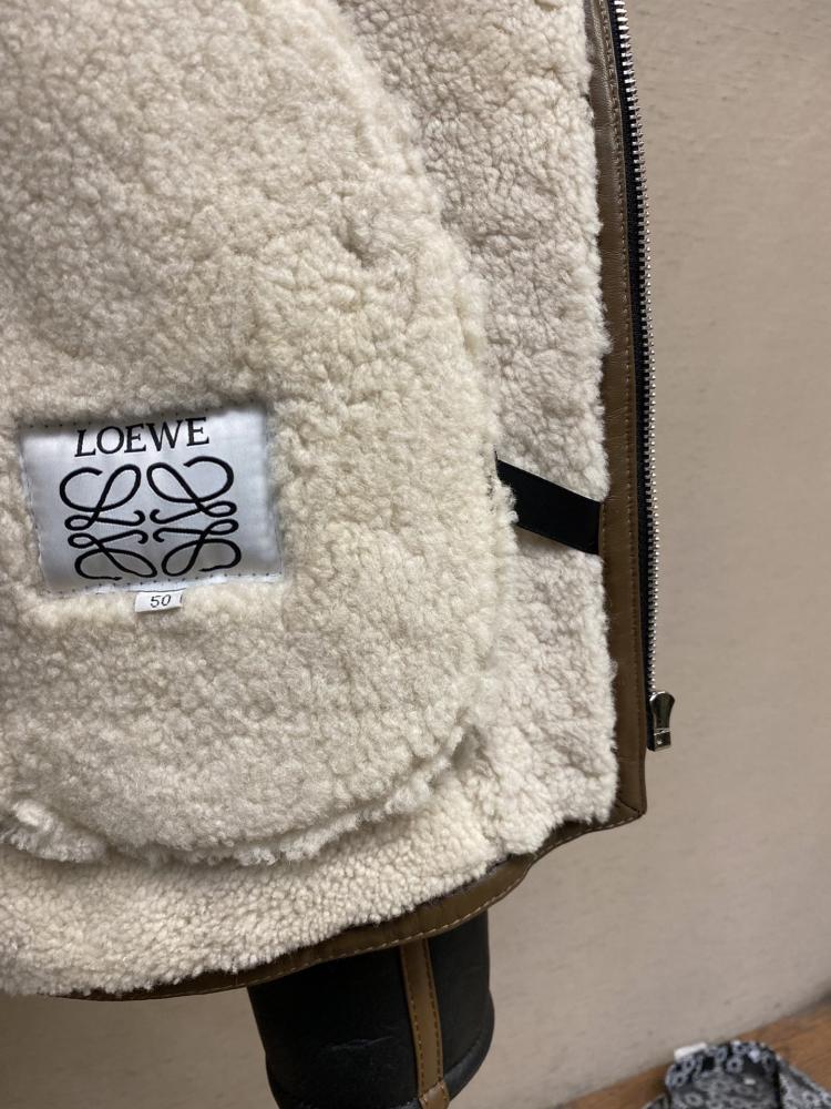 Loewe leather coat