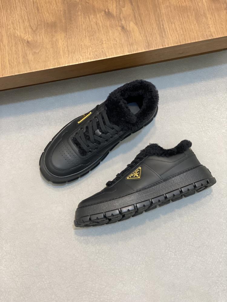 Prada Fur Sneaker