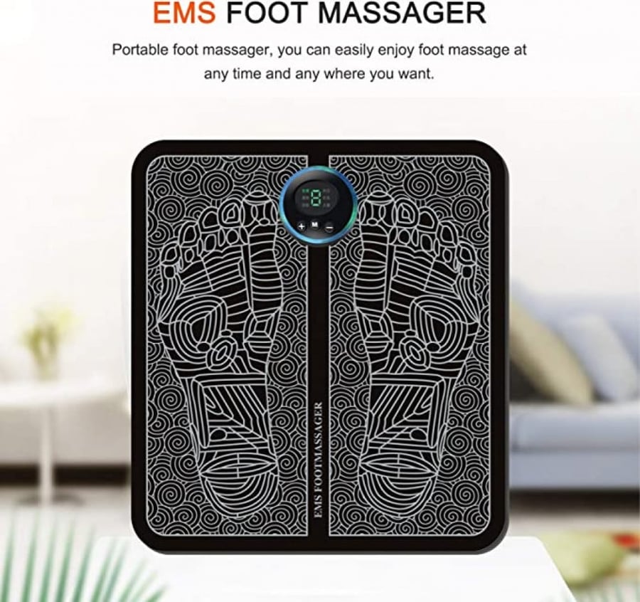 جهاز مساج القدم الكهربائي EMS Foot Massager Electrical Muscle Stimulator