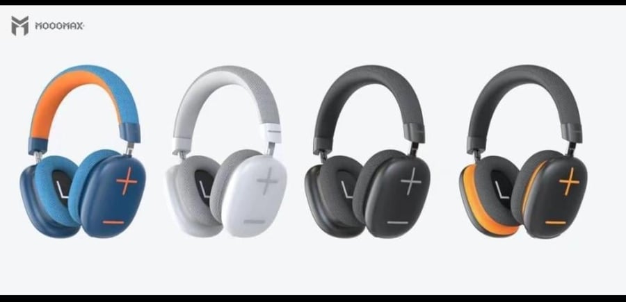سماعة راس بلوتوث موج ماكس 50 ساعة MooGax Wireless Headphones