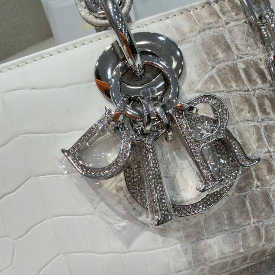 جلد التمساح الطبيعي D bag