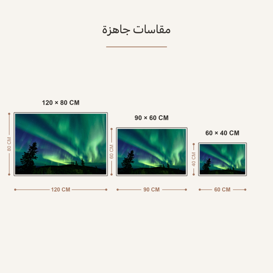 لوحة مناظر طبيعية