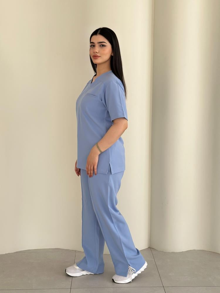 سكراب طبي لون سماوي