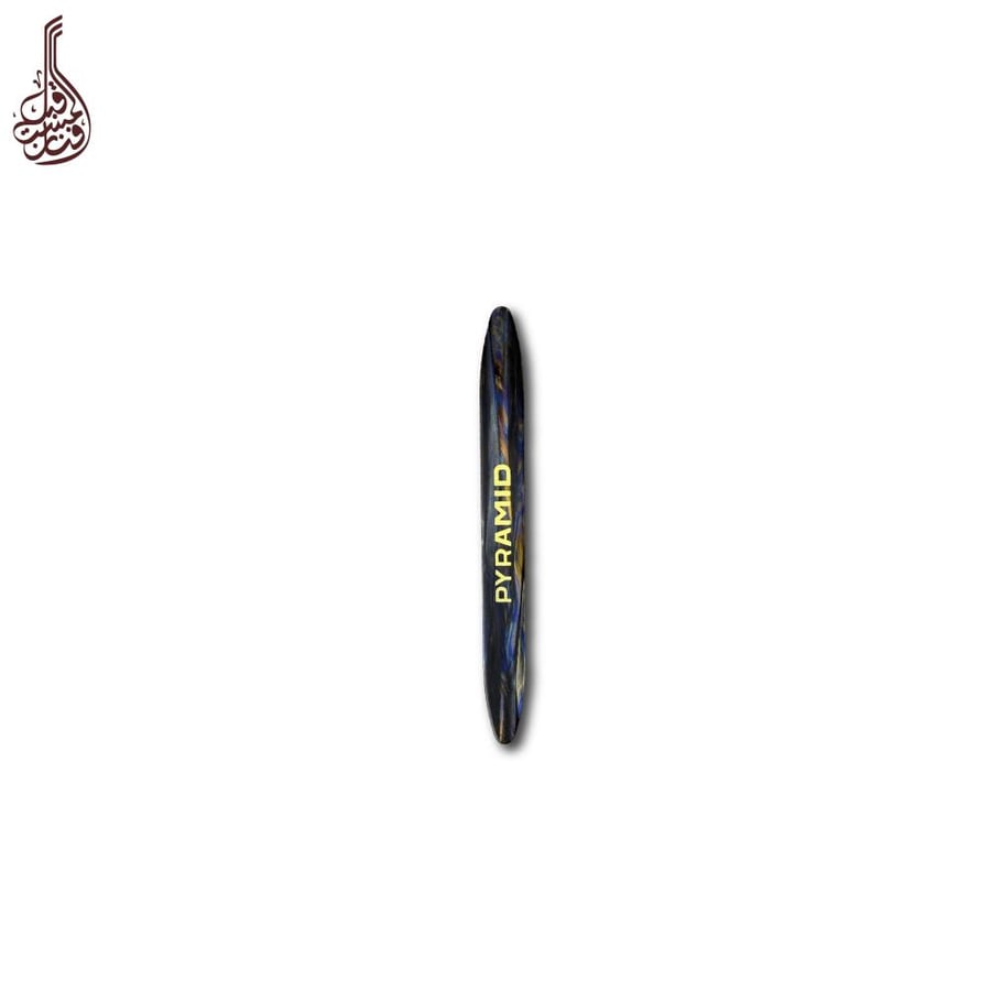 ريشة بيراميد الماني (ذهبي ازرق ممزوج اسود)