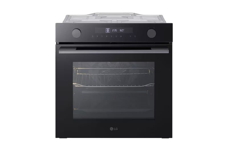 فرن ال جي  كهربائي مدمج، 72 لتر، قلي هوائي، شواء، ستانلس ستيل أسود - WS5D7210G