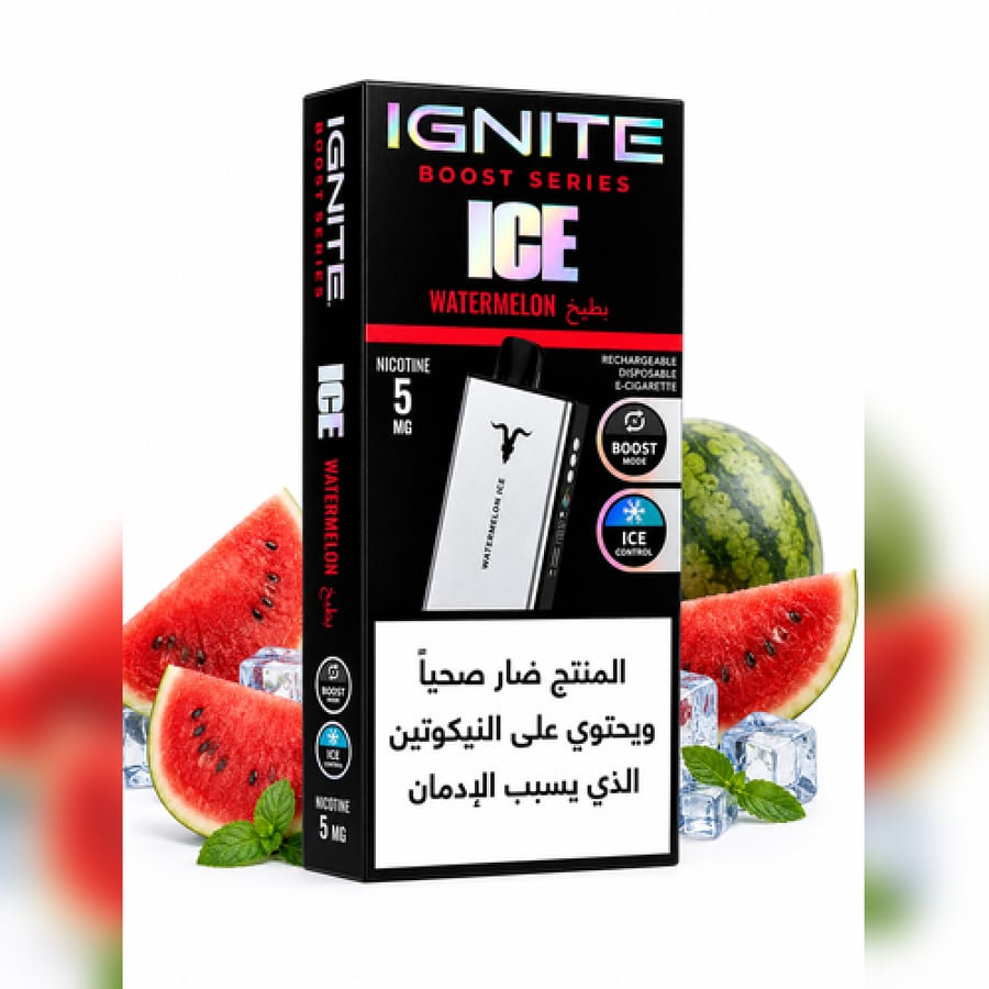 Ignite vape, up to 40,000 mg, 50 mg nicotine vape, and smart screen.