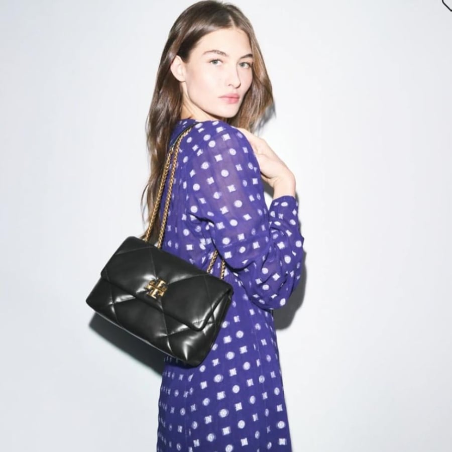 حقيبة توري بورش الحجم سمول SMALL KIRA DIAMOND QUILT SHOULDER BAG