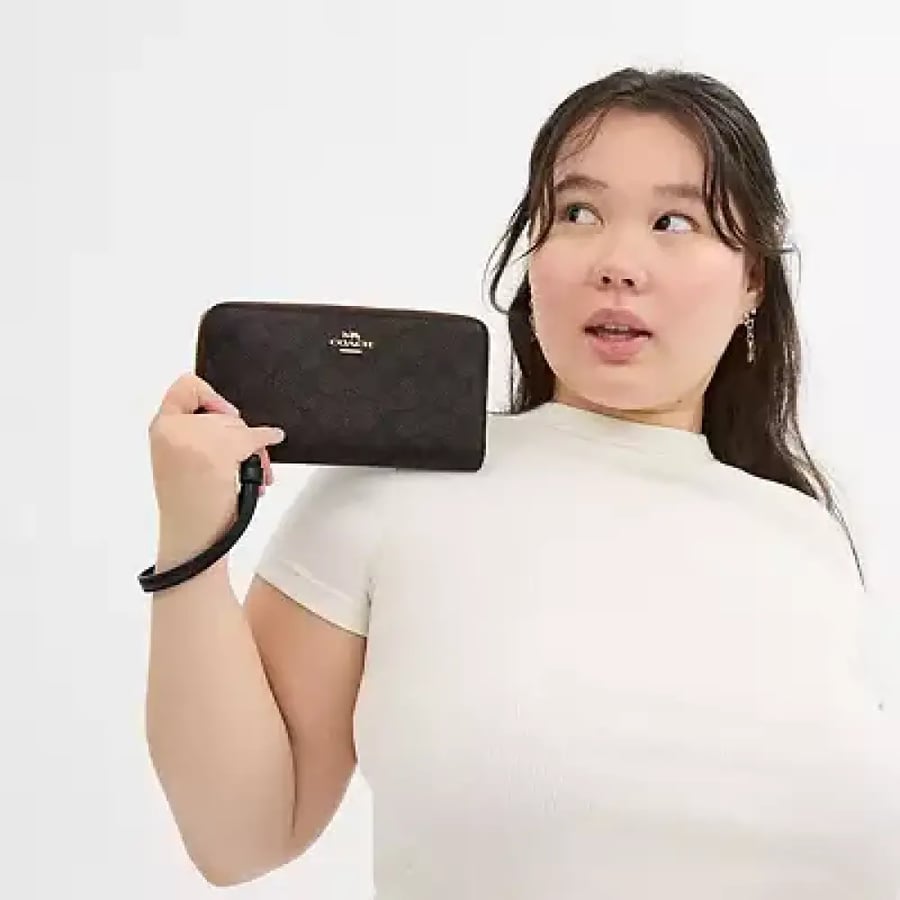 محفظه كوتش Long Zip Around Wallet
