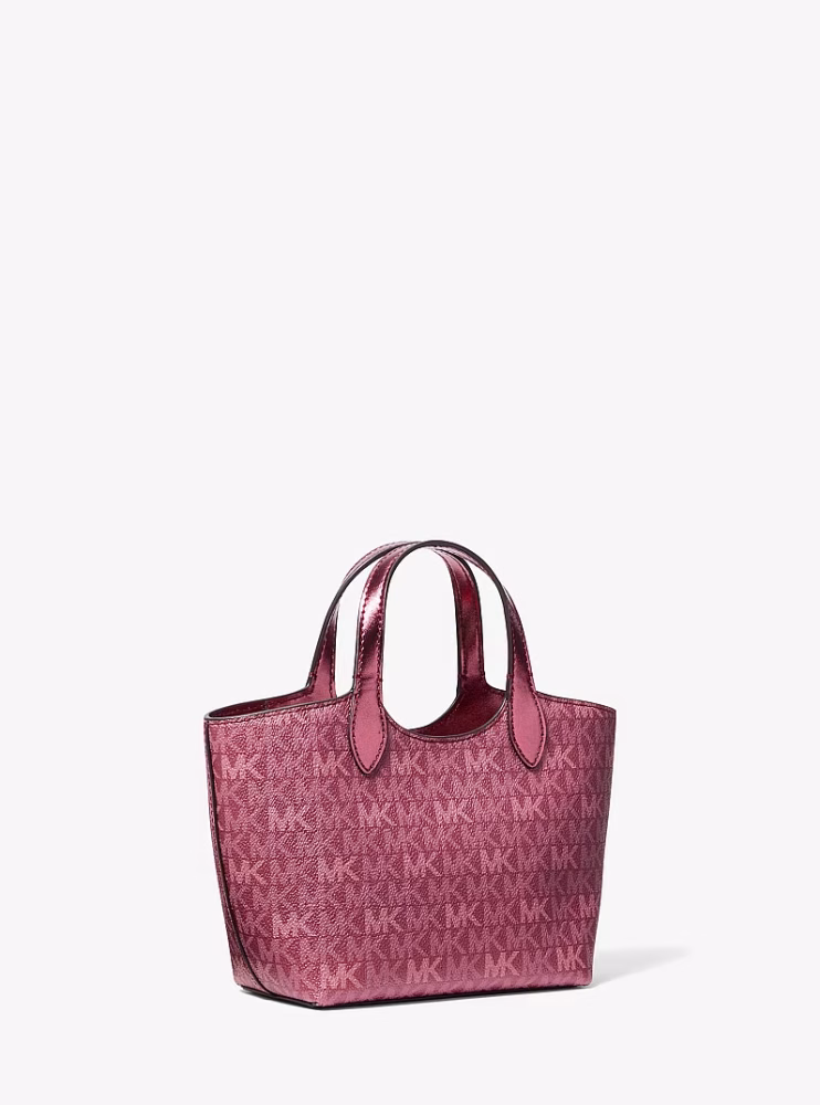 شنطه مايكل كورس Maya Extra-Small Metallic Signature Logo Crossbody Bag