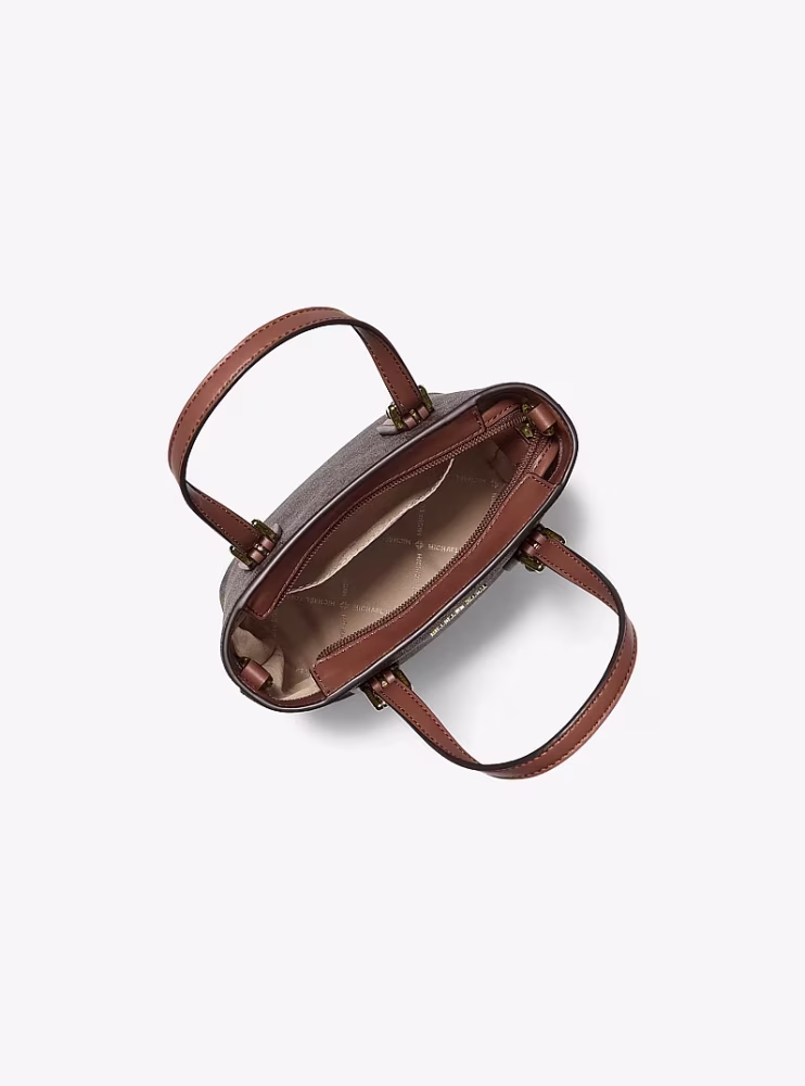 شنطه مايكل كورس Voyager Extra-Small Signature Logo Convertible Crossbody Bag