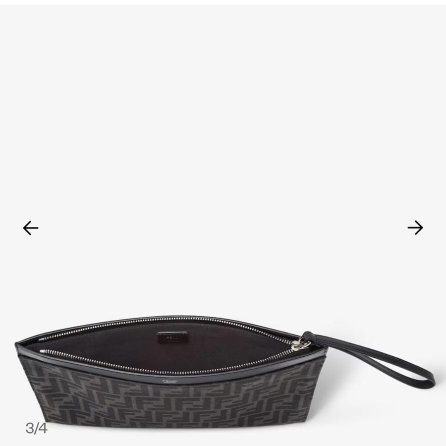 فندي FF Jacquard Flat Pouch Medium