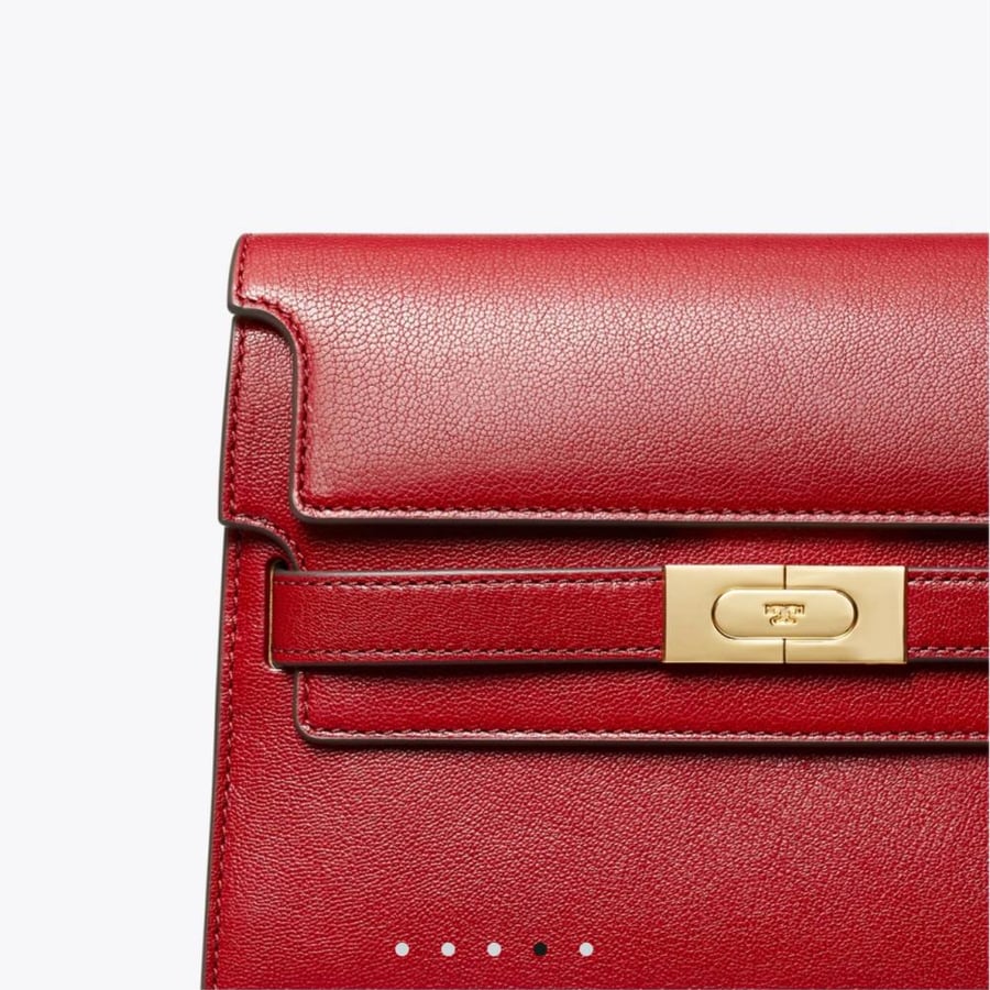 حقيبة توري بورش LEE RADZIWILL TEXTURED SHOULDER BAG