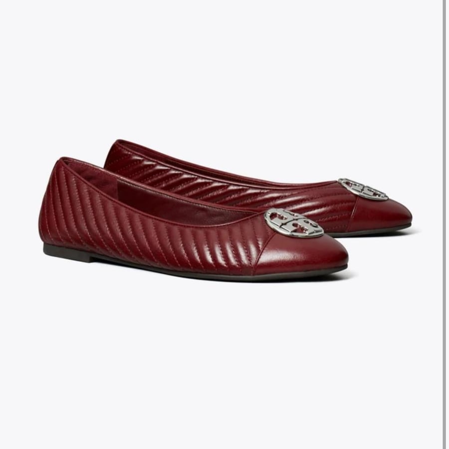 حذاء توري بورش chelsea Quilted ballet flat