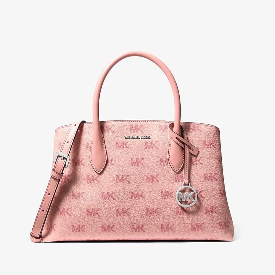 شنطه مايكل كورس Maya Medium Signature Logo Satchel