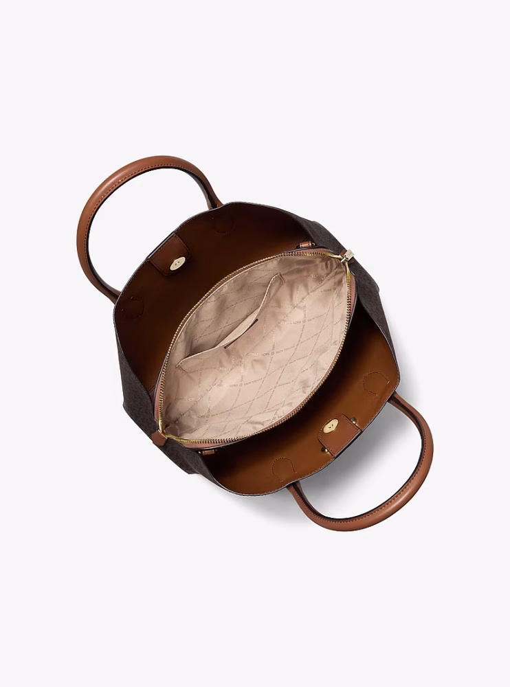 شنطه مايكل كورس Maya Medium Signature Logo Satchel