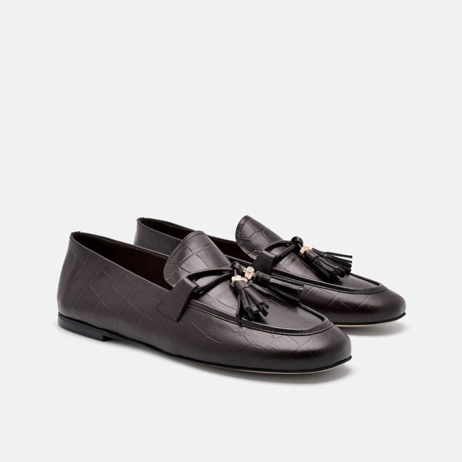 حذاء بيدرو Leather Tassel Loafers