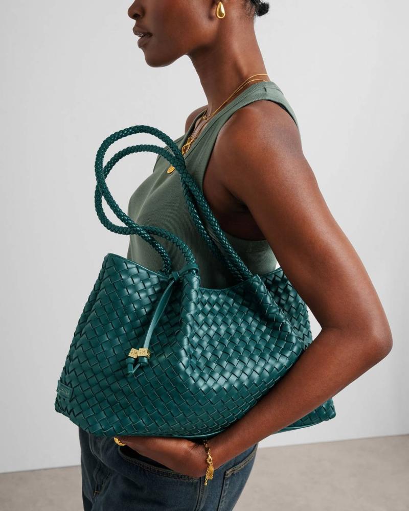 Nova Hand Woven Small Shoulder Tote