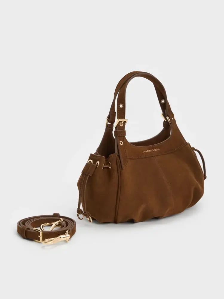 حقيبه تشارلز آند  Mini Lillith Drawstring Bucket Bag