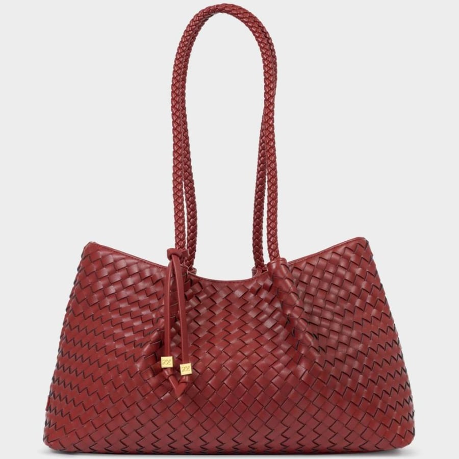 Nova Hand Woven Small Shoulder Tote