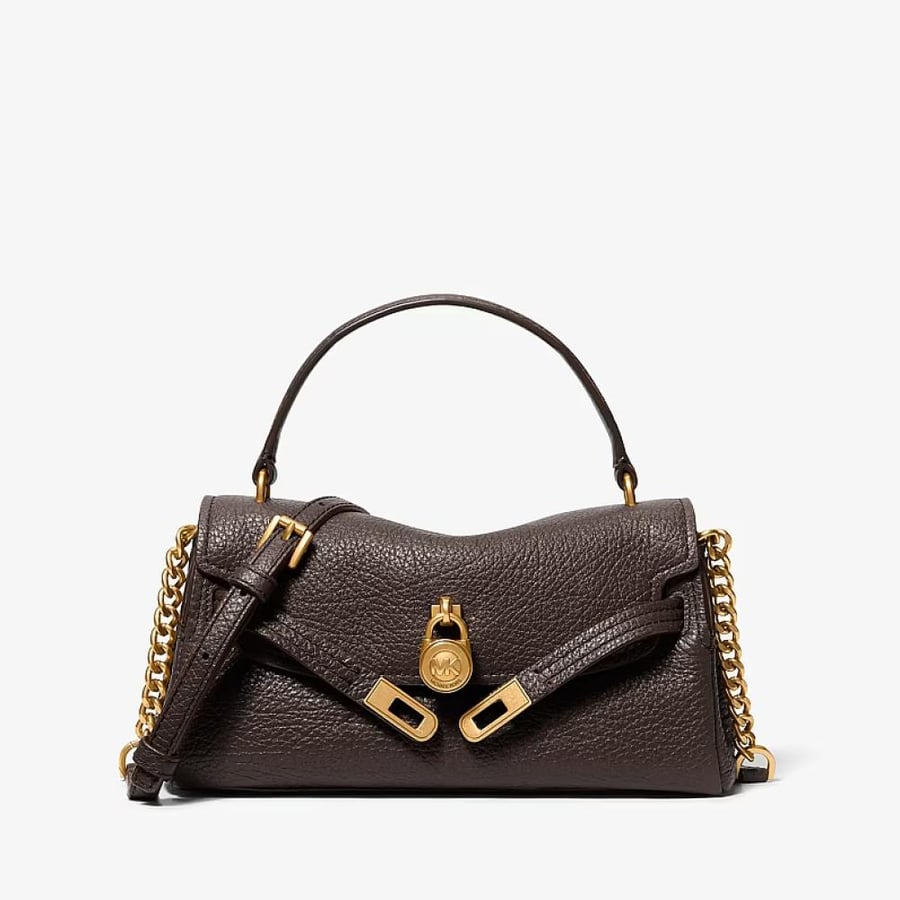 شنطه مايكل كورس Hamilton Extra-Small Textured Leather Soft Crossbody Bag